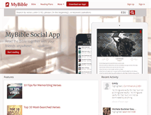 Tablet Screenshot of mybible.com